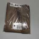 MASTERCANOPY Wind Screen Side Panel with Window for 10x10 Escape Screen Shelter Canopy Tent - Weatherproof, UV Resistant Sun Shade Attachment Accessory (Coffee Brown, 1 Pack)