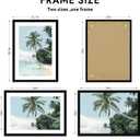 20x28 Picture Frame, Black Wood Style, Wall Mounting