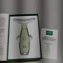 Mario Badescu Triple Light Thermal Face and Neck Massager, Red, Blue & Green LED Light Therapy Facial Device, Warm Massage & Vibrations for Firming, Sculpting & Radiant Skin