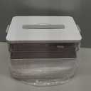 3-Tier Medicine Organizer - Portable Medicine Cabinet with Plastic Handle, Multipurpose Medical Box with Pill Box, Empty First Aid Kit for Home