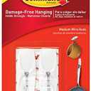 Wire Hook Med Wht 2pk