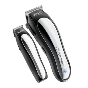 Wahl USA Clipper Rechargeable Lithium Ion Cordless Haircutting Clipper & Battery Trimming Combo Kit Electric Clipper for Grooming Heads, Beards, & All Body Grooming Model 79600-2101P