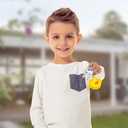 ArtCreativity Ducky Keychains for Kids, Set of 12, Key Chains with Yellow Duck, Accessories for Keys, Backpack, or Pocket Book, Keyholder Birthday Party Favors, Carnival Party Favors for Children