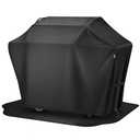 Grill Cover 52 Inch & 48 Inch Under Grill Mat,Waterproof Fade Resistant Anti-UV Rip-Proof Weather Resistant Barbeque Grill Cover for Griddle Outdoor, Ideal for Weber Nexgrill Gas Grill, Black