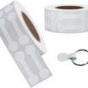 1000PCS Stickers for Small Business Jewelry Tags - Self Adhesive White Blank Jewelry Price Labels - Rectangle