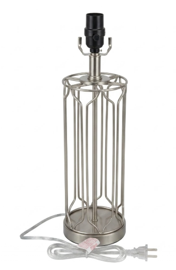 Lamp Holder, Lamp Base, Antique Brass, Alloy, 1-Zipper Lamp Socket, Button Switch Wire