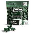 Plant Support Clips | Tomato Cage Connectors for Trellis, Garden Stakes, Wire Fence, Climbing Plants, Vine, Gardening, Indoor Plants & Hydroponics Growing (Incognito Green - 26 Pack)