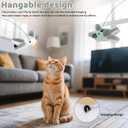 2 PCS Cat Toys, Flapping Bird Cat Toy(No Flying), Interactive Catnip Toy with Catnip Bags, Chirping Enrichment Moving Wings Dog Cat Kitten Toys, Flappy Flying Pets Toy for Indoor (Pigeon & Seagull)