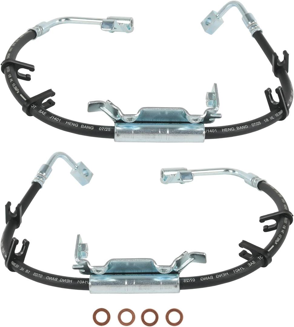 Brake Hydraulic Oil Hoses Replacement For Jeep Wrangler 3.6L 3.8L 2011-2017 | Replace H621750 H621749