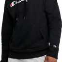 Champion Men's Pullover Fleece Hoodie, Standard Fit, Midweight, Script Logo, (XX-Large)