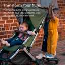 UPPAbaby Piggyback Ride-Along Board for Minu and Minu V2 / Quick Attachment for Toddlers to Stand + Stroll