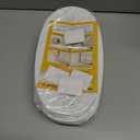 40FT Door Weather Stripping Door Seal - Kerf Front Exterior Door Weather Stripping for Door Frame Soundproofing Door Insulation Strip (with 4 Door Corner Seals) (White)