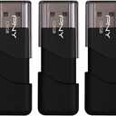 PNY P-FD128X5ATT03-MP 128GB Attach 3 USB 2.0 Flash Drive, Black (Pack of 5)