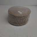 Set of 24 Round Woven Placemats 12 Inches Bulrush Placemats Natural Hand-Woven Boho Rattan Placemats Wicker Table Mats Farmhouse Weave Place Mats for Home Dining Table