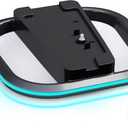 HONCAM Vertical Stand for PS5/PS5 Slim/Playstation 5 Pro Consoles, Playstation 5 Vertical Holder with 7 RGB Lights and a Screw, Black