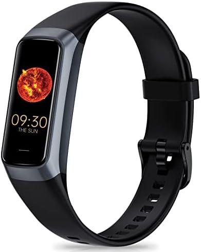 Zeacool Fitness Tracker with 24/7 Heart Rate, Blood Oxygen Blood Pressure Sleep Monitor, Activity Trackers 5 ATM Waterproof,Step Calorie Counter Pedometer Health Smart Watch for Women Men (Black)