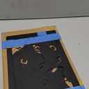 qzmaikoo 4 Pieces Metal Black Cat Wall Art Decor Metal Wall Decor Cat Wall Art for Living Room Bedroom Kitchen Bathroom Black Cat Design Ideal Gift for Cat Lovers,11.81x7.87 inches