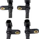 ABS Wheel Speed Sensor Front Rear Left Right fit for 07-17 Toyota Tundra, 2007 2008 2009 2010 2011 2012 2013 2014 2015 2016 2017, Driver and Passenger Side, ALS1790 ALS1791, 4pcs