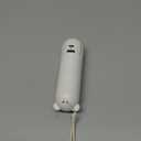 JISULIFE Handheld Turbo Fan Life10s, 5000mAh Rechargeable Portable Fans,Up to 28 Hours Working,5 Speed Strong Wind,Personal Mini Fan for Travel Outdoor Camping Beach Makeup（Gray）