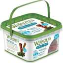 Whimzees Wellness Variety Pack Dog Dental Treat, Chews, Freshens Breath, Small Size, 29.6 oz Box, 56 Count (EXP 05/20/29)
