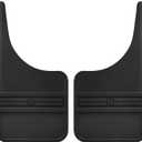 Husky Liners Universal Muddog Mud Flaps | Rubber Front Mud Flaps - 12" w/o Weight - Black (FITS Various Ford, Chevy, Dodge, GMC, Toyota, Nissan, Hummer See Guide to Confirm) | 55000