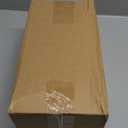 DN DECONATION Christmas Tree Figurines, Set of 2 Glitter Tabletop Xmas Trees Statues, Elegant Resin Pine Tree Decor for Mantel, Desk & Holiday Centerpieces (White & Gold)