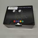 Christmas Spotlights Outdoor, 120V Plug-in Halloween Spot Light, 5000K LED Landscape Lighting with 5 Color Lenses (Red Green Blue Purple Yellow), IP67 Waterproof, 2 Pack