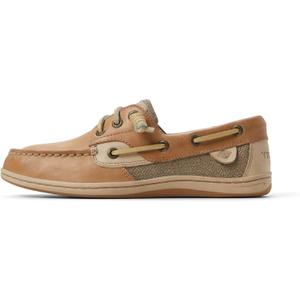 Sperry Women's Songfish 3-Eye Boat Shoe, Linen Multi, 8