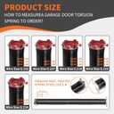 1 Pair Garage Door Torsion Springs 0.225X2"X30"