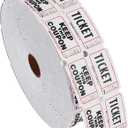 Double Roll Raffle Event Tickets - Full Set of 8 Colors (8 Rolls of 2000 Tickets Each)