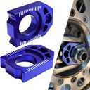 JFG RACING Dirt Bike Rear Axle Block,CNC Chain Tensioner Adjuster for YZ125 YZ250 09-24/YZ250FX 15-23/YZ250X YZ450FX 16-23/YZ125X 20-23/WR250F 09 11-13 15-18 20-24 (Medium)