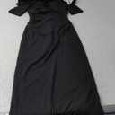 Xscape Women's Long Off The Shoulder Scuba Crepe Dress, Size 12