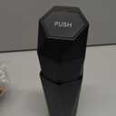 Ginsco Car Trash Can Cup Holder, 2 Pack Mini Trash Can with Lid, Car Accessories for Interior, Leakproof Small Trash Cup for Home with Additional 2 ABS Hooks and 90pcs Trash Bags Black (600ml x 2)