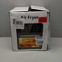 Air Fryer Oven, 8Qt Air Fry 8 Presets, Crispy Top, Bake, Grill Steaks, Bread, Bake Pizzas, French Fries, Reheats, Quick Meals, Digital Timer, Dishwasher Safe, Perfect for Small Contertop