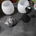 Toltec Lighting Luna 1 Light Table Lamp in Dark Granite (53-DG-615)