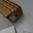 LazBlinds Cordless Blackout Bamboo Roman Shades, 38x64, Penang Teak
