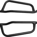 Mokuo Iron Motorcycle Frame Guard Crash Bar Protector Fit for 2023 Yamaha Zuma 125 (Black)