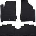 Car Floor Mat Rubber Custom Fit for Cadillac SRX 2019 2018 2017 2016 2015 2014 2013 2012 2011 2010 Full Black Auto Floor Liners All Weather Heavy Duty Odorless