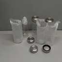 Sursip Glass Juice Bottles 6 Pack 16 oz  Wide Mouth Reusable Bottles with Stainless Steel Lids  Heat-Resistant Borosilicate Glass, BPA Free, Leakproof for Juicing, Smoothies, Milk, Infused Water