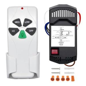 Universal Ceiling Fan Remote Control Kit, Compatible with 53T HD5 UC7030T Remote, Fan Remote Control with 3 Speed and Light Dimmer for Harbor Breeze Hampton Bay Hunter Litex (53T Kit)