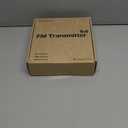 BaseWish 7W 1W Long Range FM Transmitter with LCD & 3.5mm Audio Cable  Ideal for Drivein Church, School & Supermarket Events, Light Shows & Fireworks Display  Black