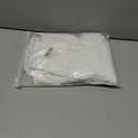 BEAGIMEG Women's Sexy Bodycon Short Sleeve Square Neck Side Slit Ruched Party Club Evening Mini Dress (White, XL)