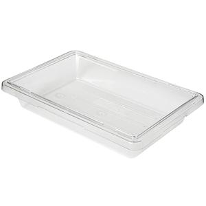 Rubbermaid 3307 2 gallon Capacity, 18" Length x 12" Width x 3-1/2" Depth, Clear Color, Polycarbonate Food and Tote Box