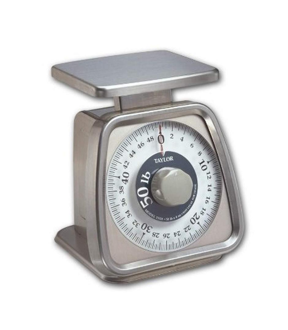 Taylor Stainless Steel Analog Portion Control Scale (50-Pound) (Universal)