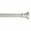Nicholas 5/8" Nickel Tension Curtain Rod, 28-48