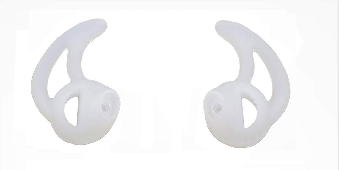 Earmold Silicone Fin Earbud EarMold Earpods for Surveillance Earpieces TwoWay Radios (Pair)