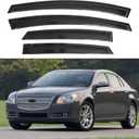 IG Window Visors Fit for 2008-2012 Chevrolet Malibu, Out-Channel Rain Guards Vent Wind Deflectors 4PC, Car Accessories for 08-12 Chevy Malibu