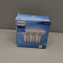 PHILIPS LED 65W BR30 3-Pack Basic Daylight (5000K) 650 Lumen (9W = 65W) Frosted Flicker-Free Light Bulbs