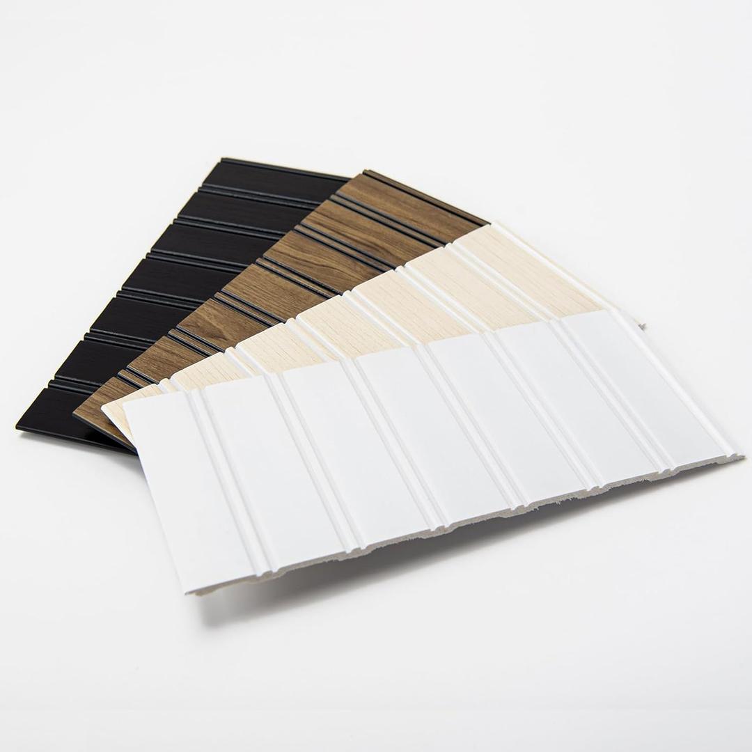 Art3d Wainscoting Wall Panel Kit, 37.8" Tall Beadboard Panels for Walls, Polystyrene Board and Batten Wall Panel Kit, Easy DIY Decorative Trim for Living Room, Kitchen, Bedroom  Covers 31 Sq.Ft (10" x 8" x 0.79", Sample pack)