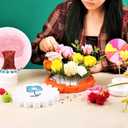 2 x 4 Inch 6 Pack Foam Circles for Crafts, Polystyrene Foam Discs for DIY Projects (441in), Modeling, Christmas Decoration